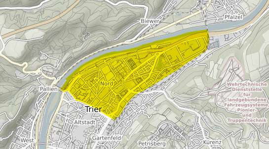 Immobilienpreisekarte Trier Trier Nord